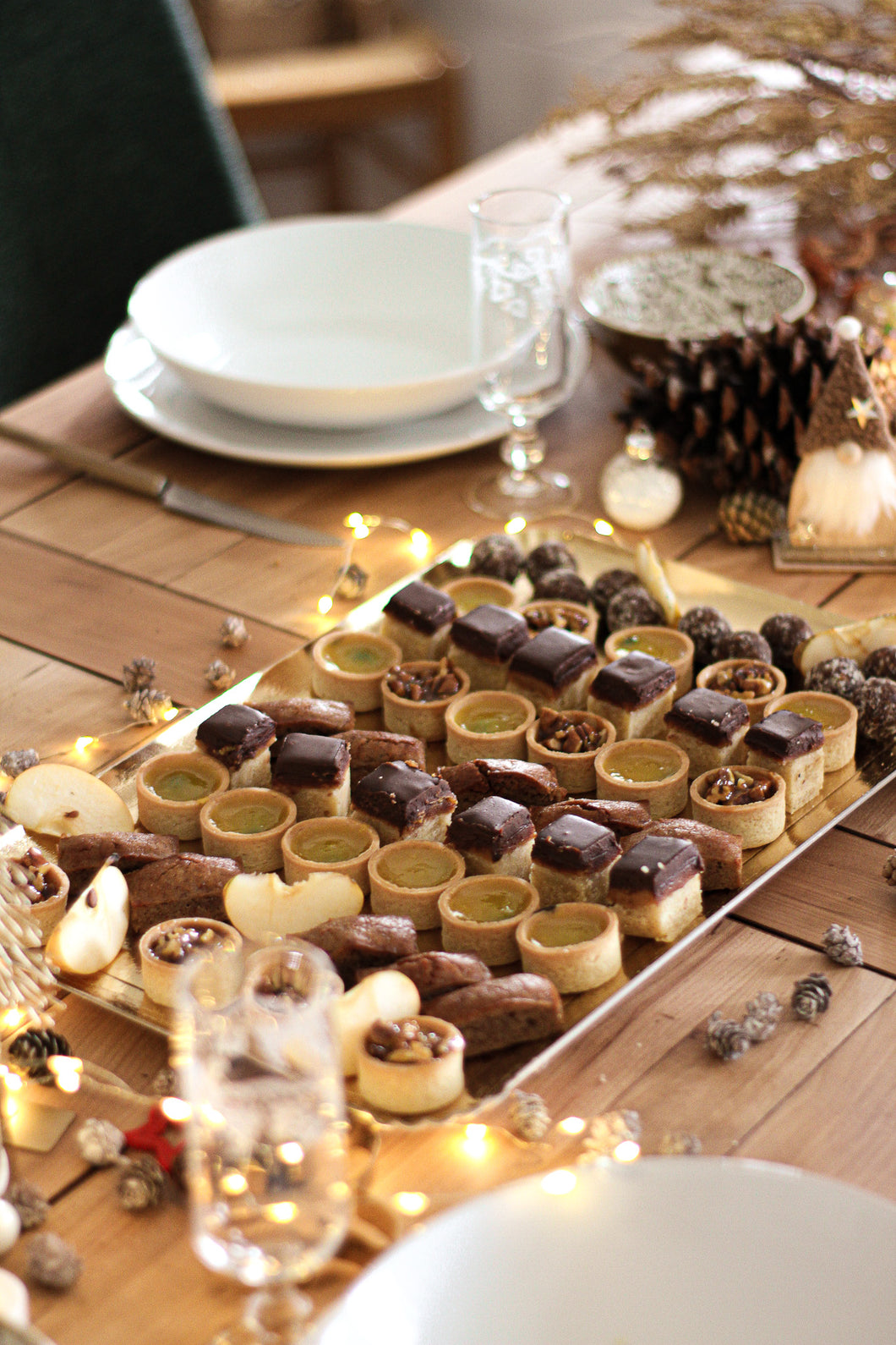 Le plateau de bouchées sucrées